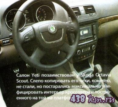 ��������� ����������� Skoda Yeti � HYUNDAI ix35
