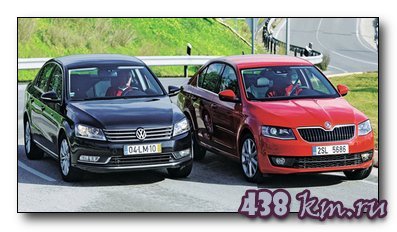 тест VW Passat и Skoda Octavia тест VW Passat и Skoda Octavia