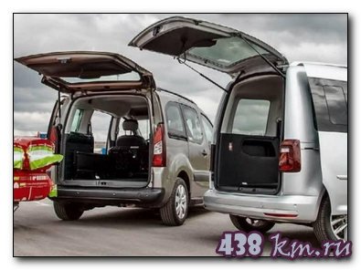Berlingo против Caddy Berlingo против Caddy