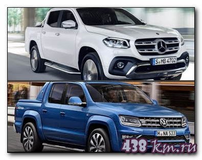 Сравнение Mercedes-benz х-класса и Volkswagen amarok V6 Сравнение Mercedes-benz х-класса и Volkswagen amarok V6